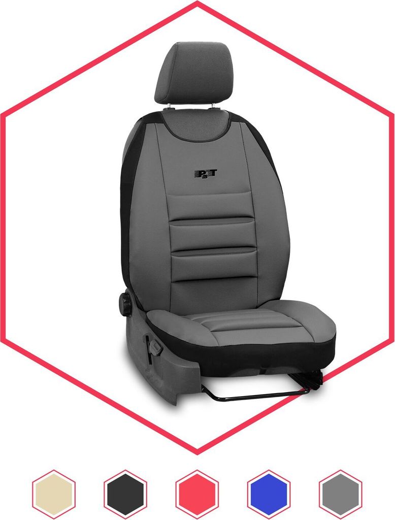 Sitzbezüge Auto Universal Schonbezug Autositzbezüge Sitzauflage für VW T6 Grau