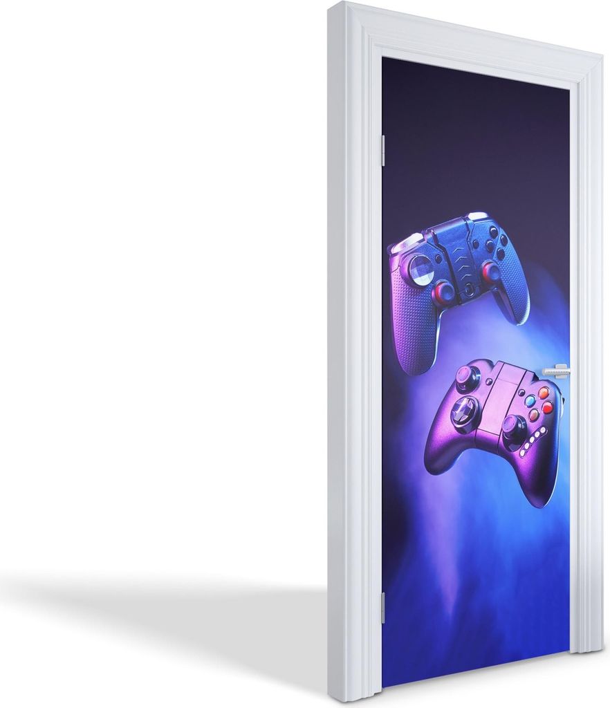 Wandtattoos Türen Selbstklebende Wandsticker Türtapeten - Gamecontroller - 75 x 205 cm