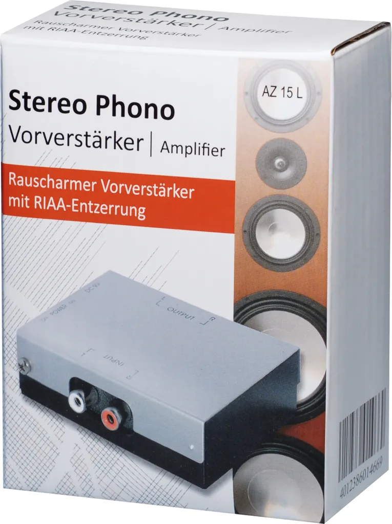 Preamplificatore Phono RIAA Stereo - Audio Basso Rumore per Giradischi