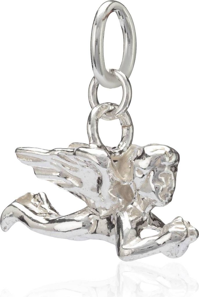 Damen Kettenanhänger Engel Symbol 925 Silber 17x11mm Talisman Motiv Amulett