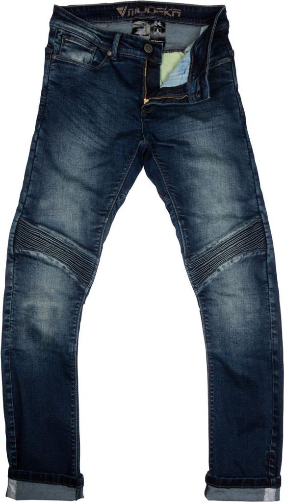 Modeka Sorelle Damen Motorrad Textilhose, blau, 20
