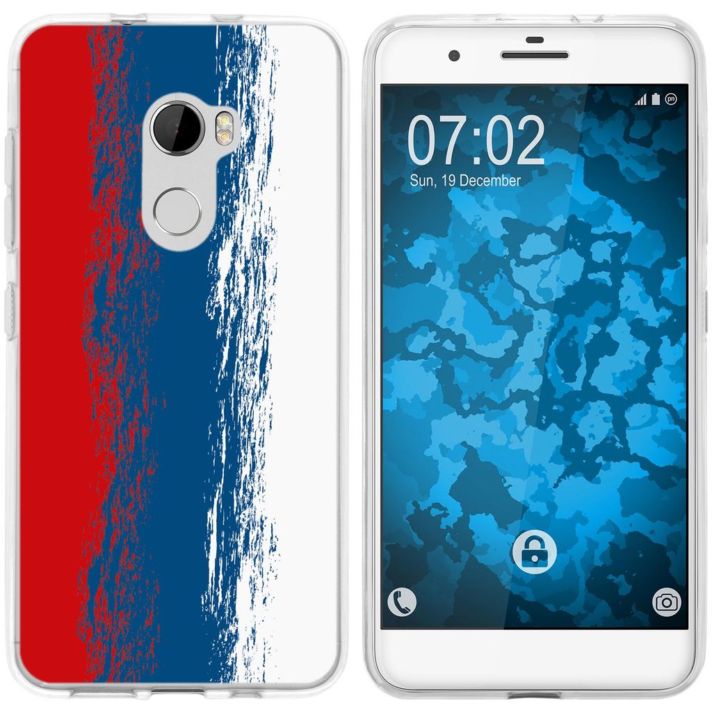 PhoneNatic Case kompatibel mit HTC One X10 Silikon-Hülle WM Russland M9