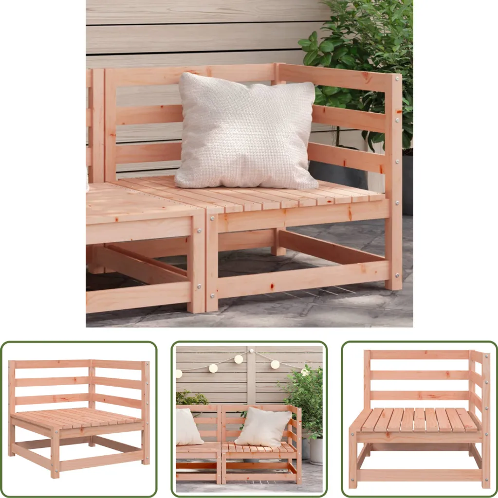 Divano Angolare Giardino 70x70x67 cm Legno Douglas Massello | Prezzo Online