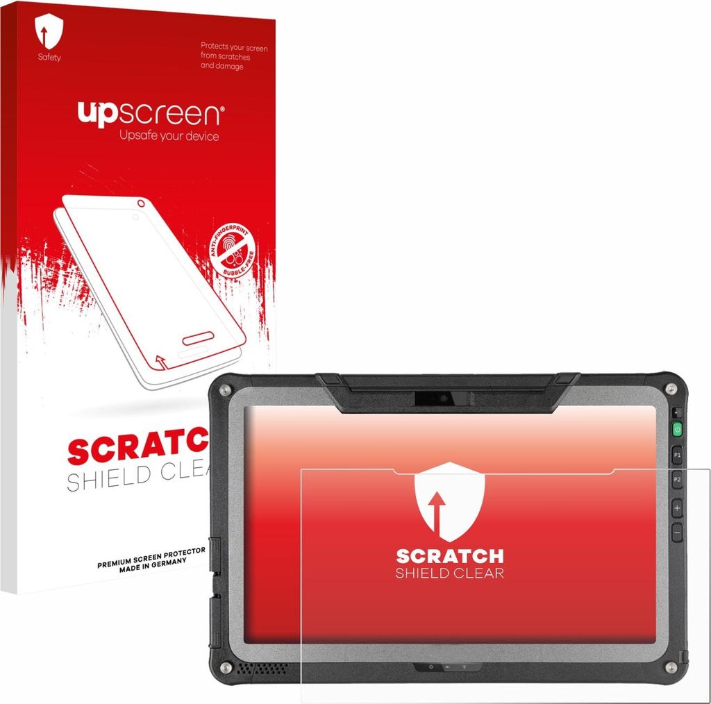 upscreen Schutzfolie für Getac F110 G7 Displayschutz Displayschutzfolie Folie Klar Transparent