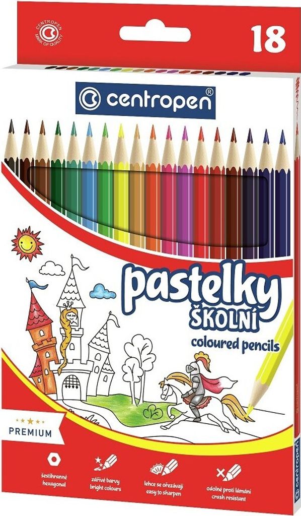 Centropen pastelky 9520 šestihranné /18 ks Obrázek produktu 1