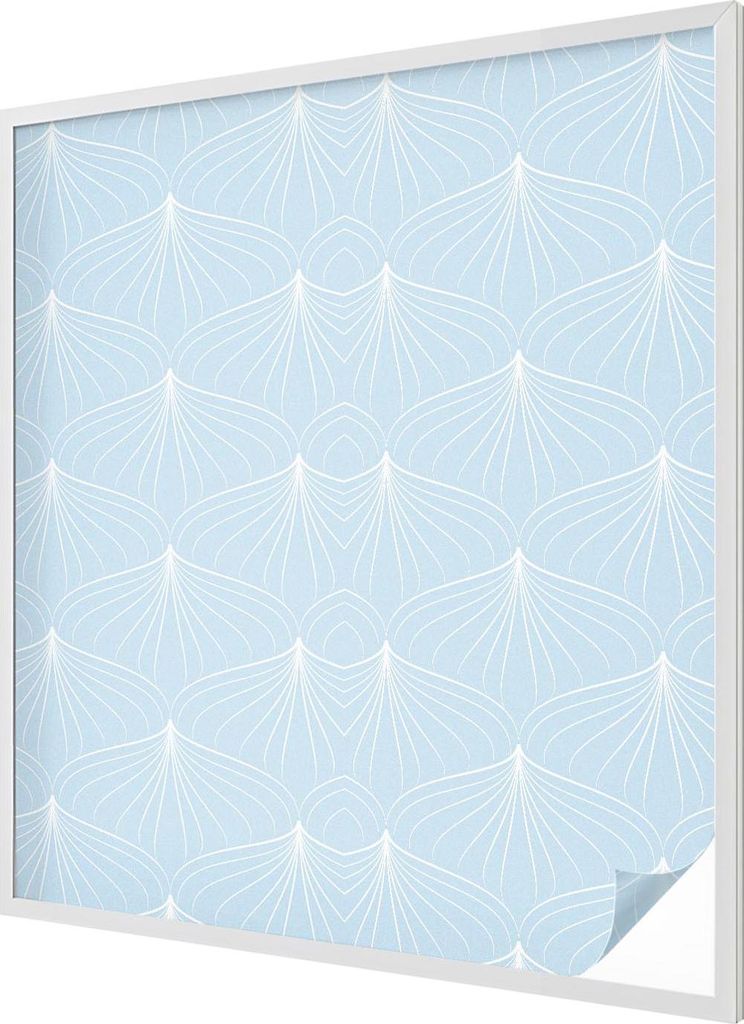 Buntglas Fensterfolie – 116x100 cm – Stained-Glass Design – blickdichte dekorative Sichtschutzfolie – selbstklebend, UV-Schutz – Harmonis...