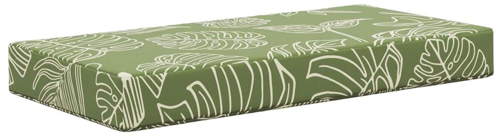 (Robust Möbel)Sitzkissen für Outdoor/Sofakissen modern - robust und langlebig - Grüne Blätter 80x40x8cm - Gartenmöbelauflagen NEU191247