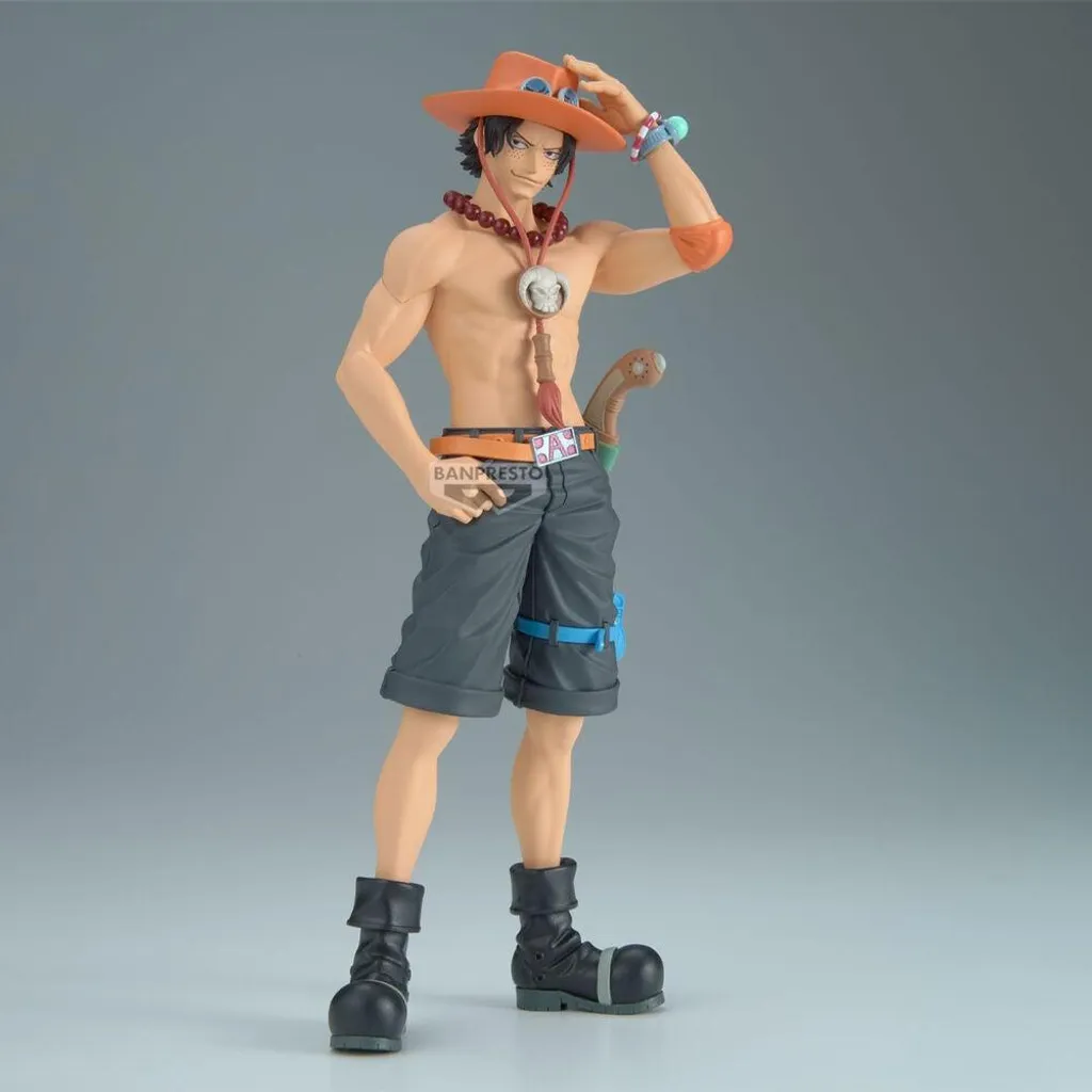 Statuette Portgas D. Ace One Piece DXF 20 cm en PVC Haute Qualité