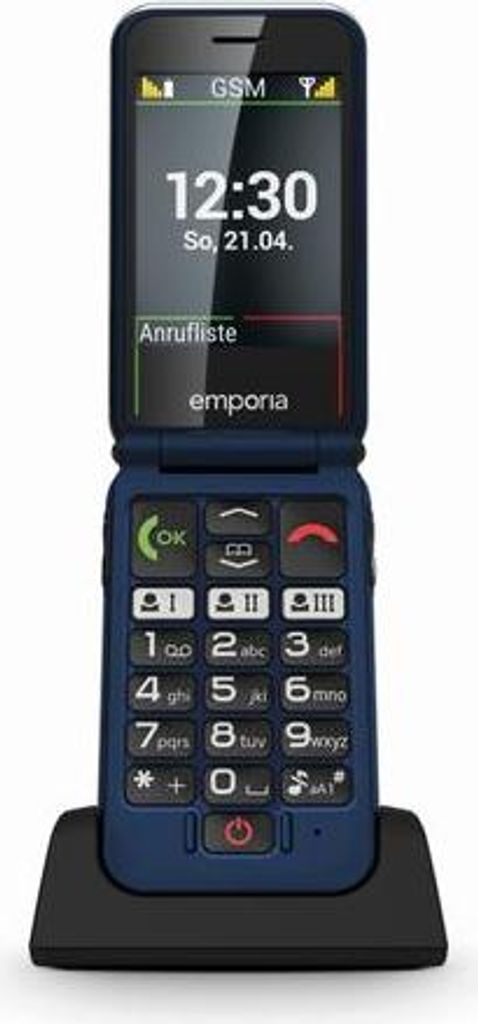 emporia JOY V228 modrý flip telefon 2,8" - bez smlouvy pro Obrázek produktu 
