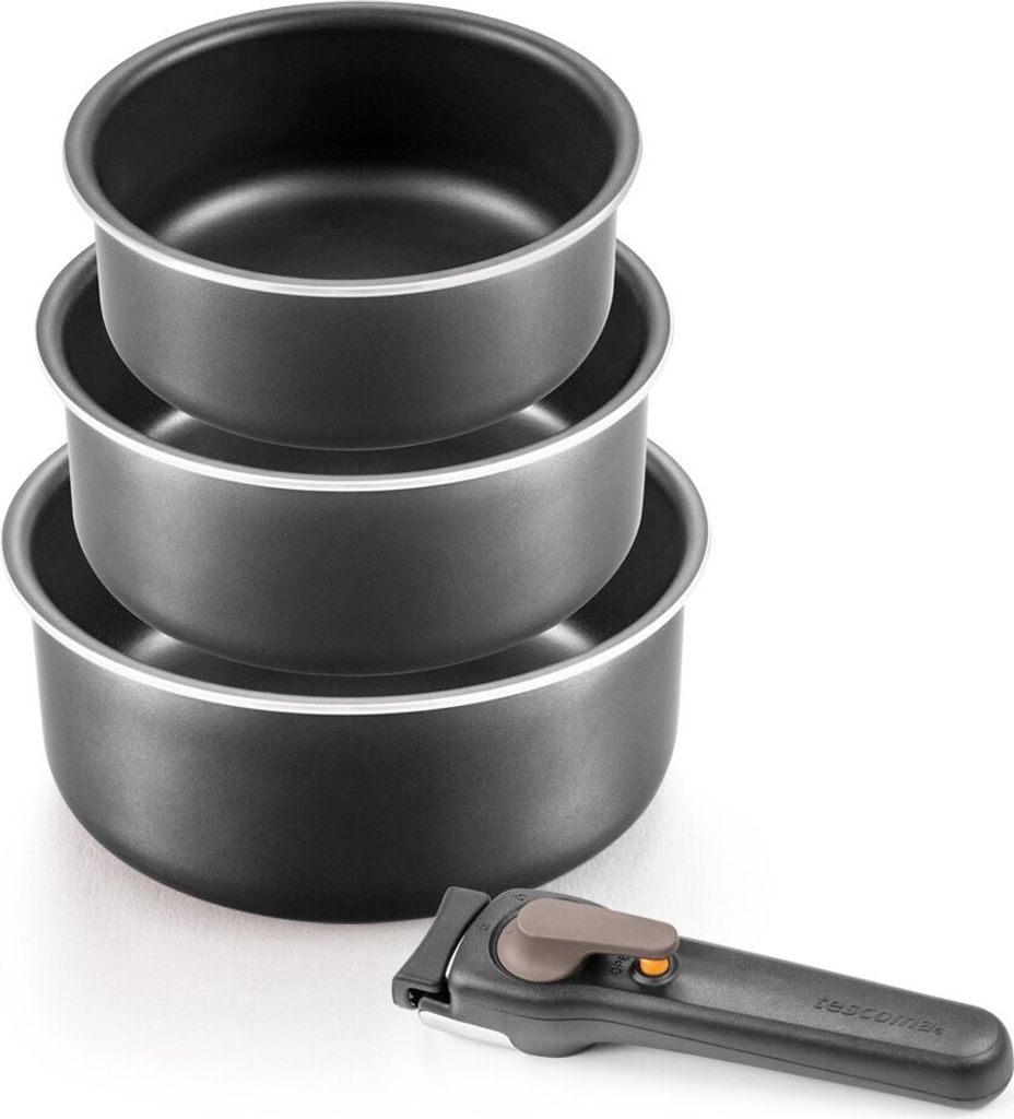 Tescoma Kasserollen-Set mit abnehmbarem Griff VARIO, 4-teilig