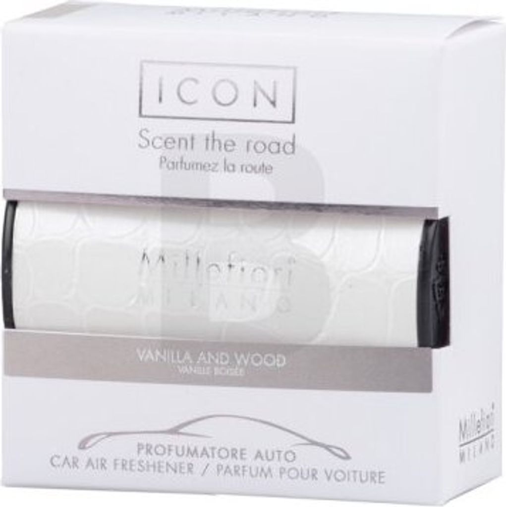 Millefiori Milano Icon Car Air Freshener Vanilla & Wood Urban