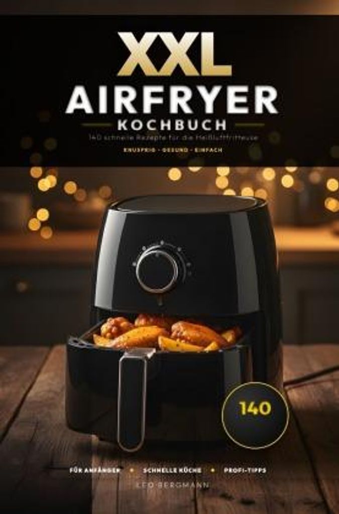 XXL Airfryer Kochbuch: 140 schnelle Rezepte für die Heißluftfritteuse