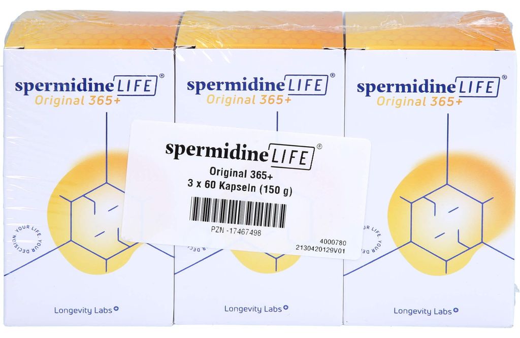 SpermidineLIFE Original 365+ Kapseln zur Unterstützung der Produktbild 