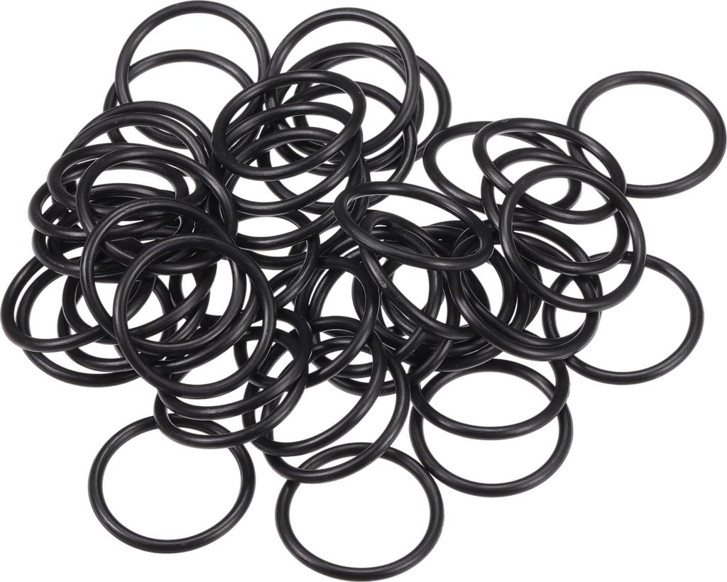 50 Stück 19mm ID x 2mm CS Universal Auto O-Ring Dichtung - Auto - Wasserhahn Reparatur LKW SUV Anhänger Rohr Abdichtung Wasserdicht - NBR Gummi S...
