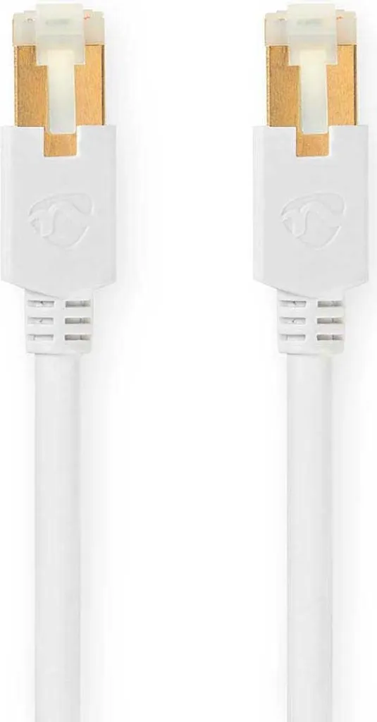 Cordon RJ45 Cat 6 S/FTP 2m Nedis - Câble Réseau Blindé Haute Performance