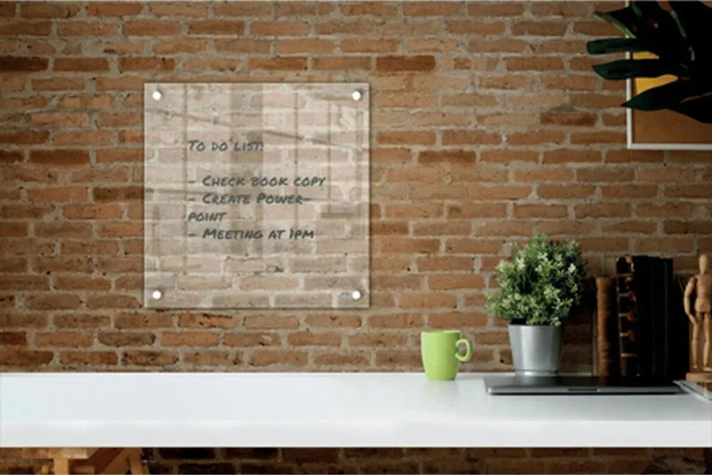 Tableau Transparent en Acrylique Design avec Fixation Invisible 30cm