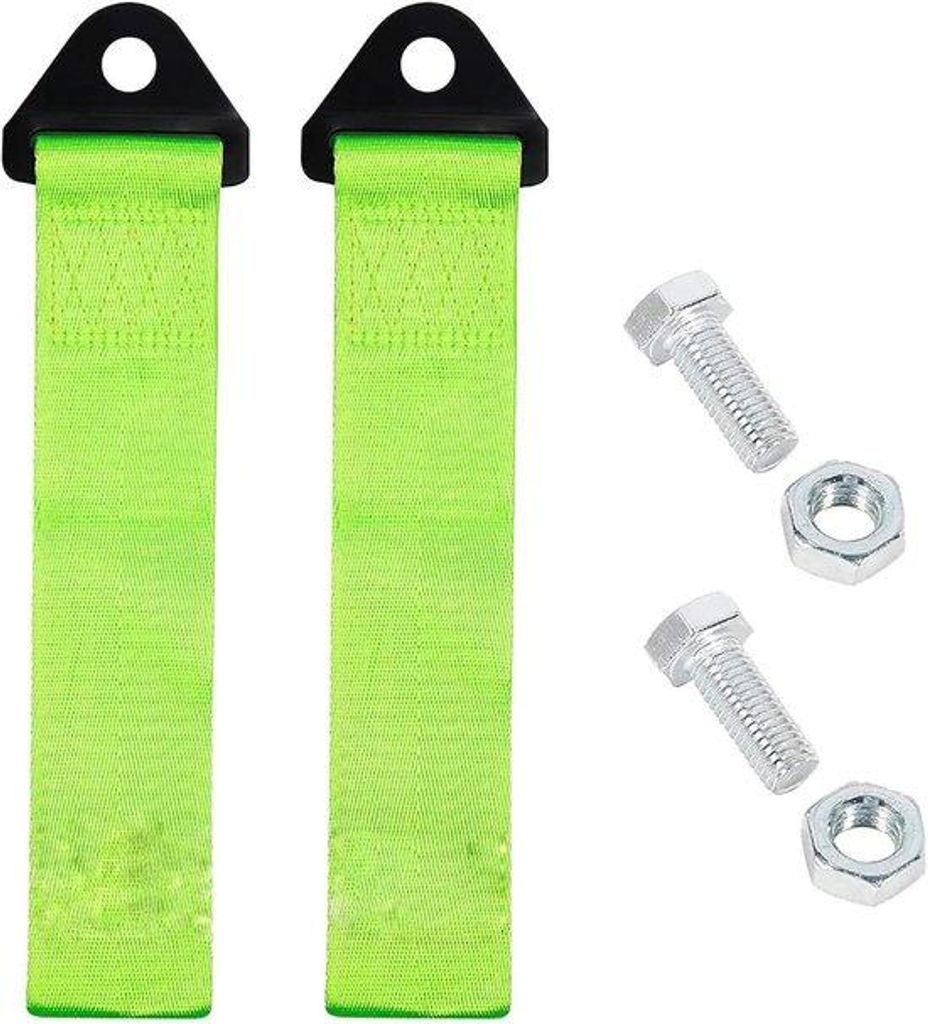Grüner Nylon-Sleepkabel 2er-Pack