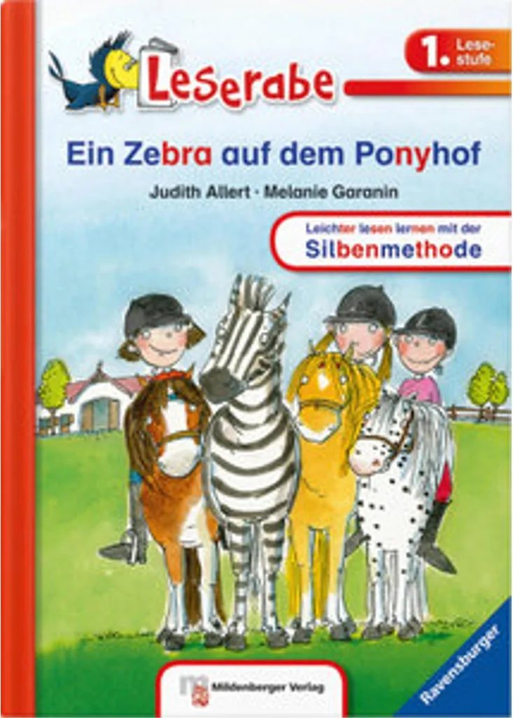 Livre de Lecture Enfant Leserabe Ein Zebra auf dem Ponyhof Allemand