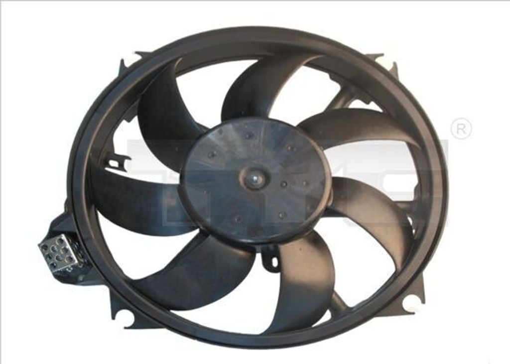 TYC 828-0007 Kühlerlüfter OE 214810011R kompatibel mit Scenic, Megane