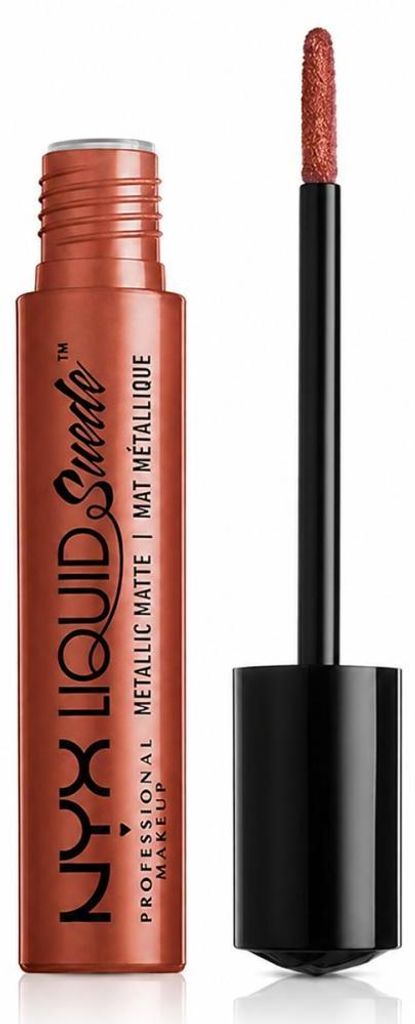 NYX Professional Makeup Liquid Suede Metallic Matte, Braun, Mauve Mist, 1 Farben, Färbung, Frauen, Matte, Metallisiert