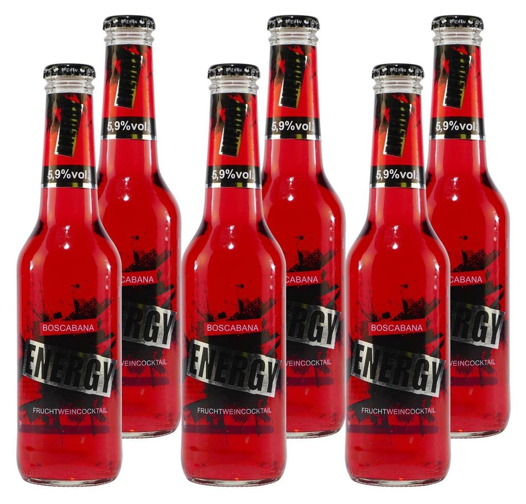 Boscabana Energy Fruchtweincocktail (12 x 0,275L) Produktbild 