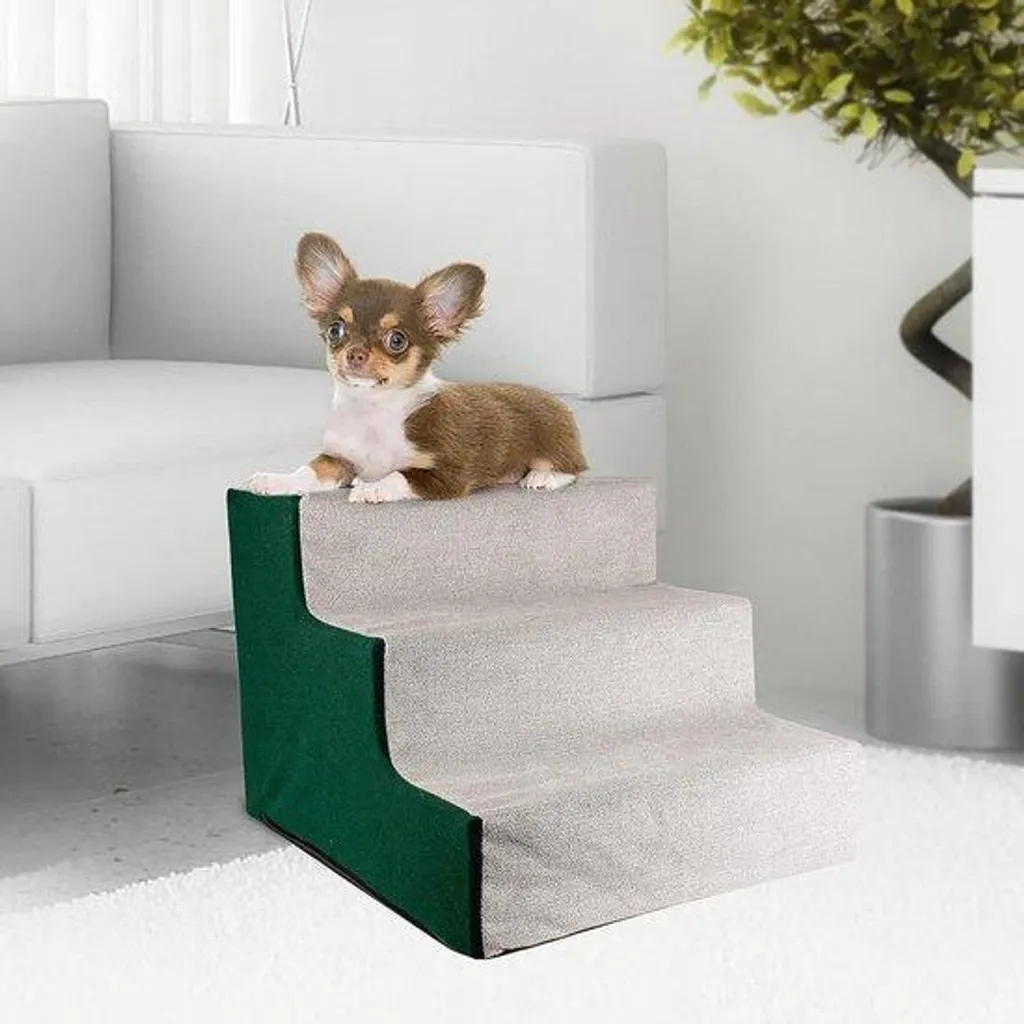 Escalier pour chien de petite taille pour accès canapé et lit à 3 marches