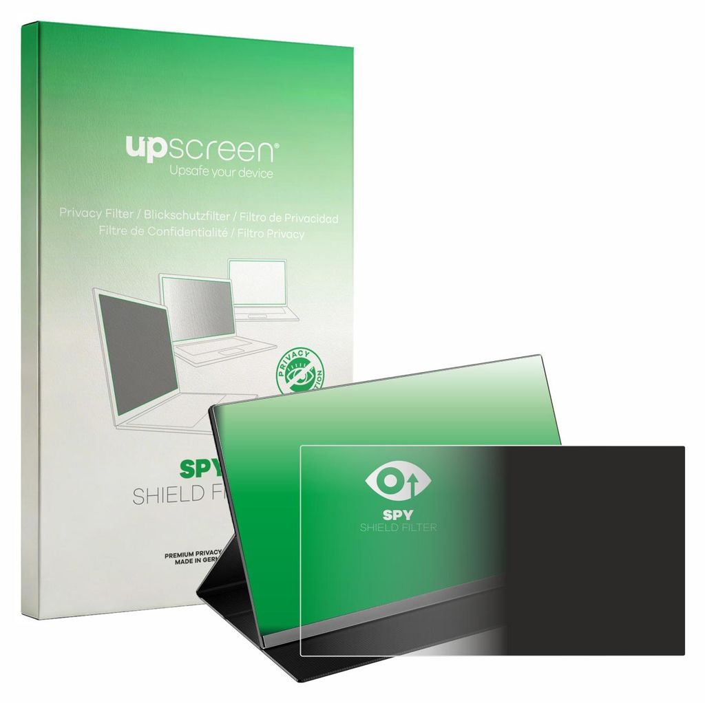 upscreen Blickschutzfilter für Laptomo 15.6" Tragbarer Monitor Anti-Spy Privacy Filter Sichtschutz Blaulicht-Schutz