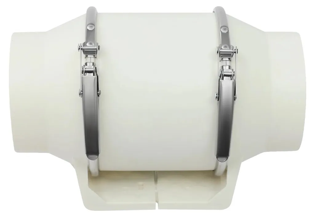 Extracteur de gaine puissant en PP blanc pour ventilation de maison UE