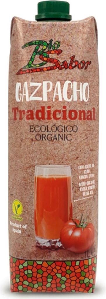 Gazpacho (Spanische Gemüsesuppe)  1 L – Biosabor Produktbild 