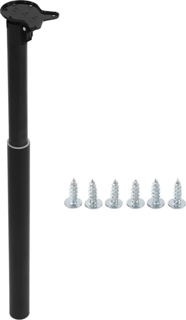 Jambe de table de levage en inox noir antichoc pour bateaux et caravanes