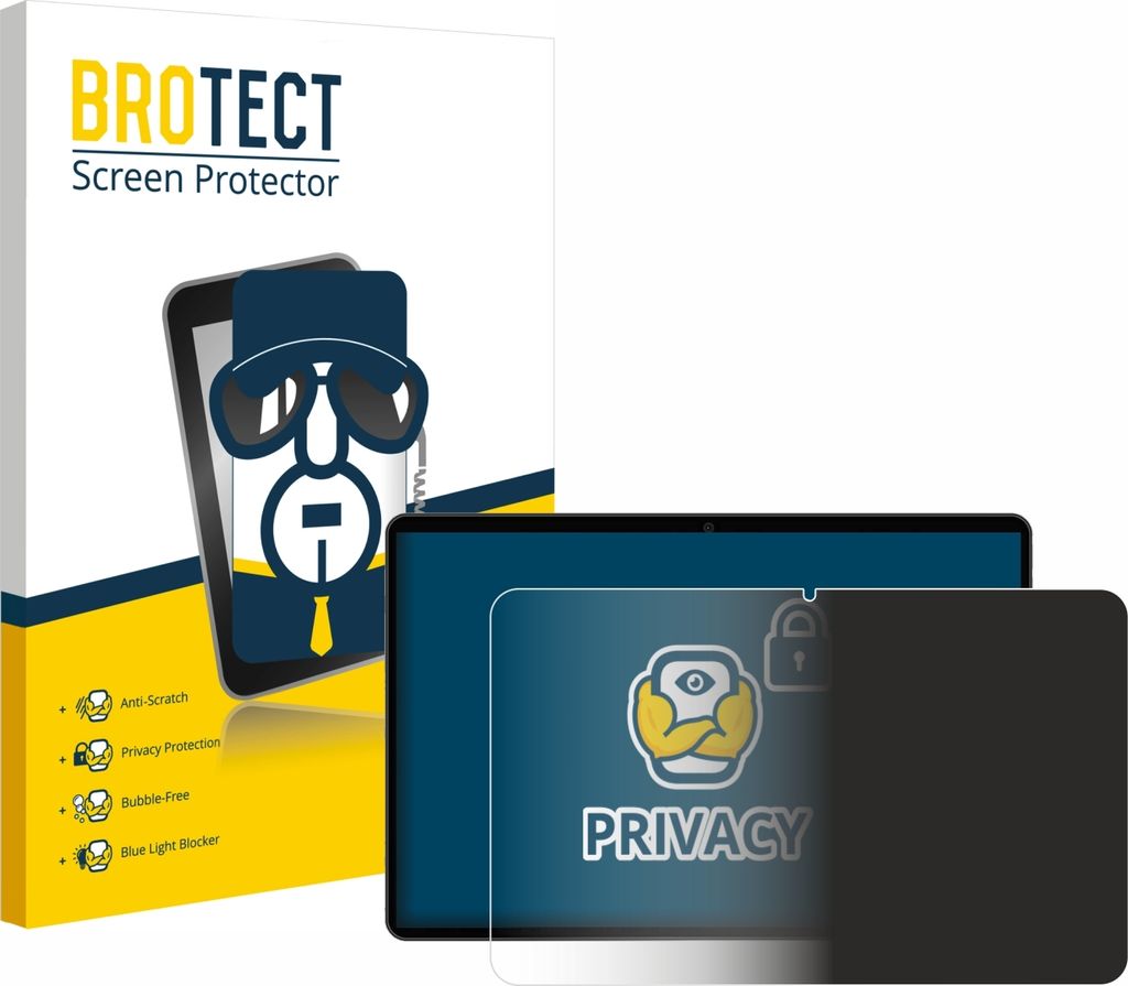 BROTECT Sichtschutzfolie für Meberry M8 Anti-Spy Privacy Sichtschutz Blickschutz Folie Blaulicht-Schutz