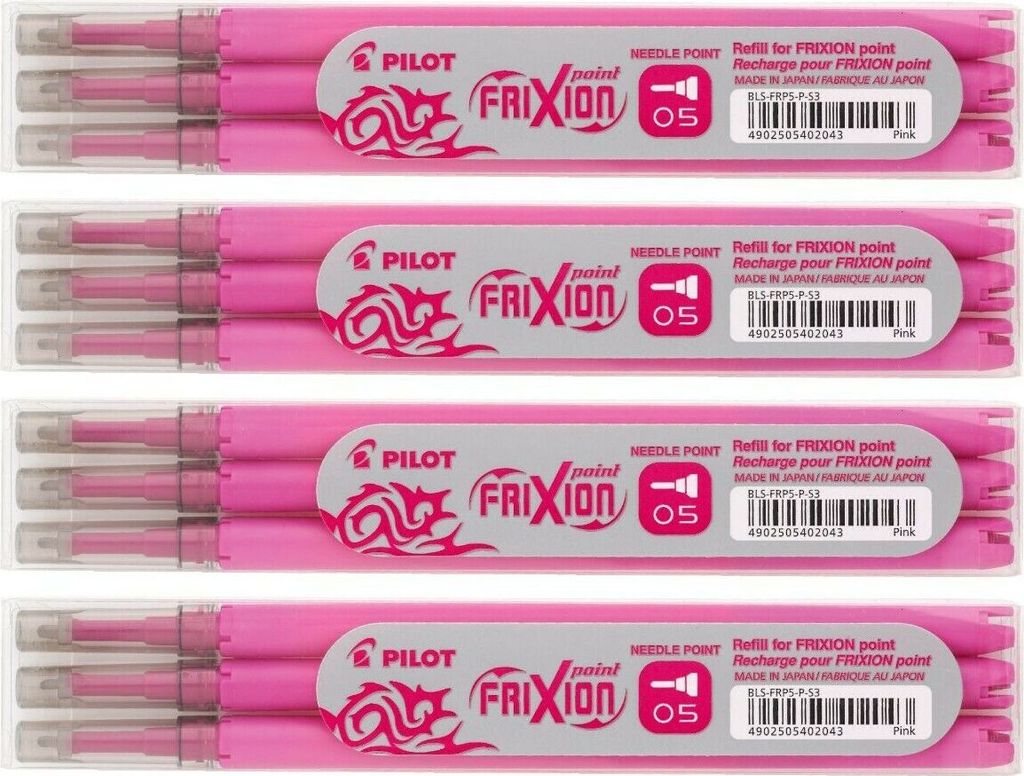 Pilot FriXion Point Ersatzminen 0.5 pink- 12er-Set
