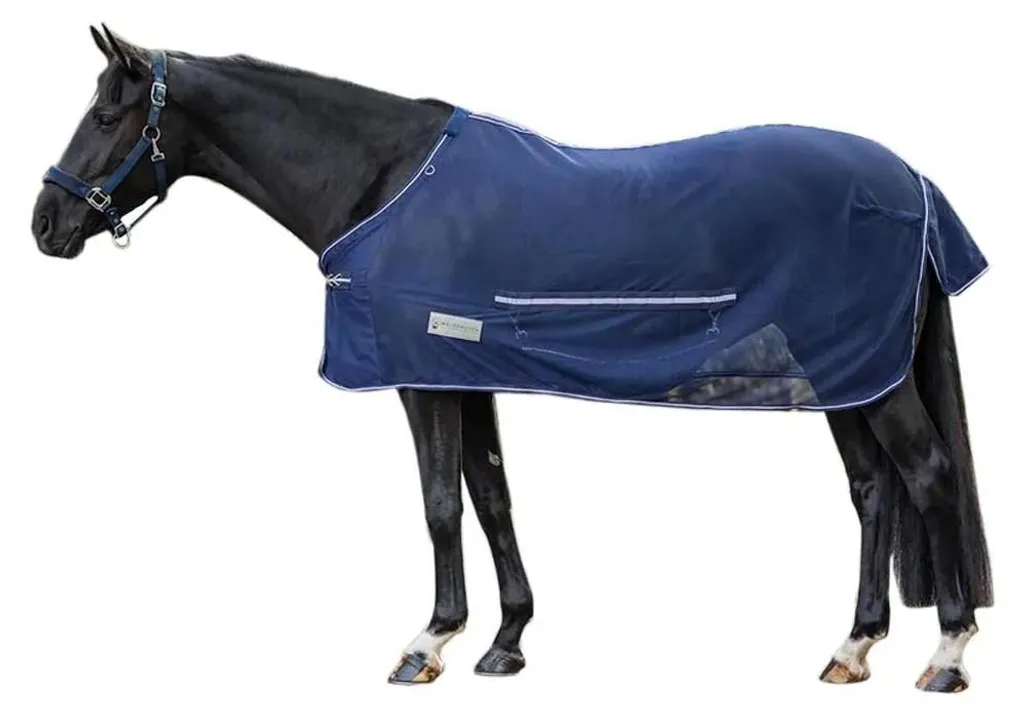 Couverture anti-mouches cheval avec protection ventrale Waldhausen