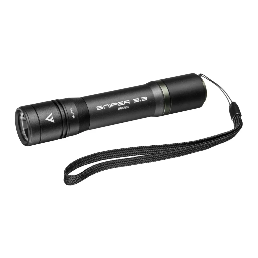 Mactronic Sniper 3.3 Lampe de Poche 1020 Lumens Noir avec Powerbank