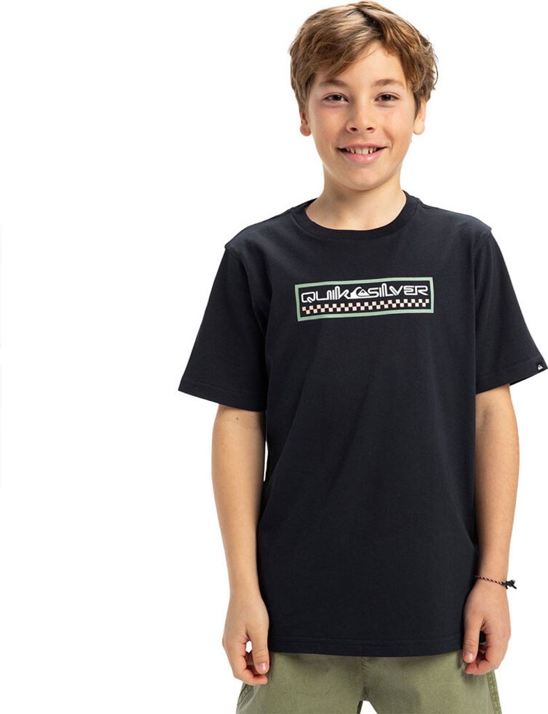 Quiksilver Ev Sun Dagger Kurzarm-t-shirt Schwarz 8 Years Junge Schwarz 8 Years