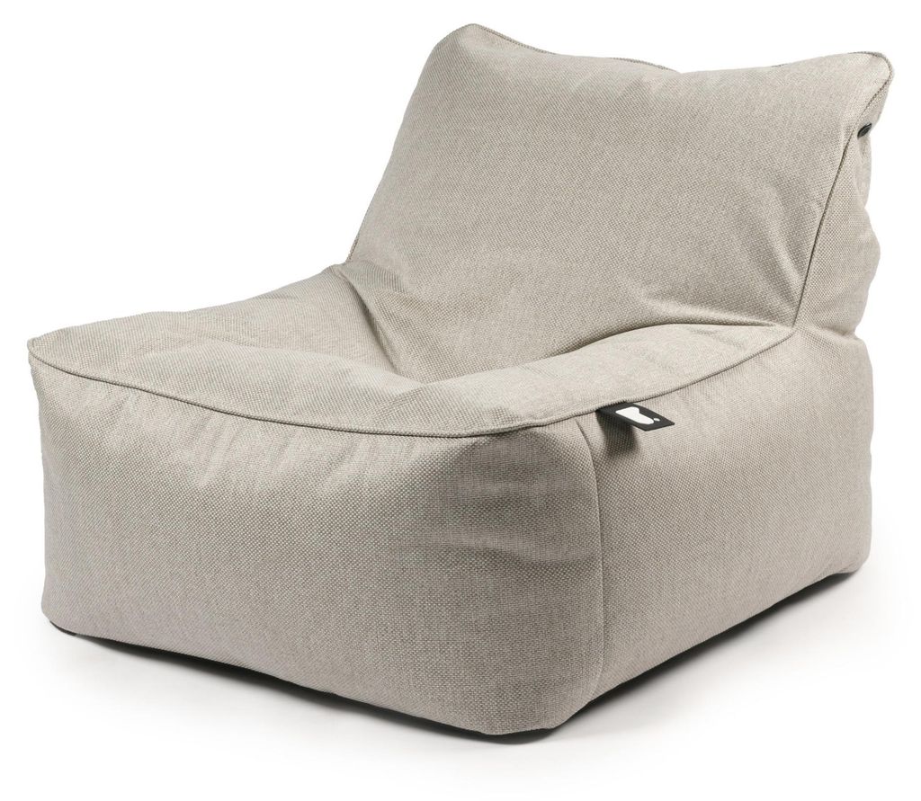 Extreme Lounging - b-chair - Sitzsack für Erwachsene - innen und außen - UV- und wasserbeständig - 80x75x66cm - Ecru
