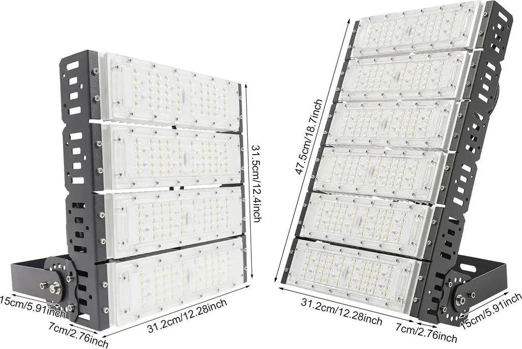 Projecteur LED 200W pour stade et terrain de sport - Éclairage extérieur