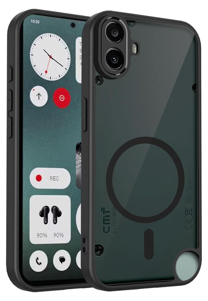 Magnetické pouzdro pro Nothing CMF Phone 1, průsvitné tvrdé Obrázek produktu 