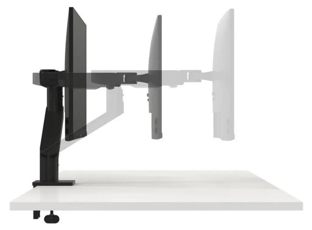 Bras de support de moniteur Dell MSA20 articulé et orientable de bureau - 5