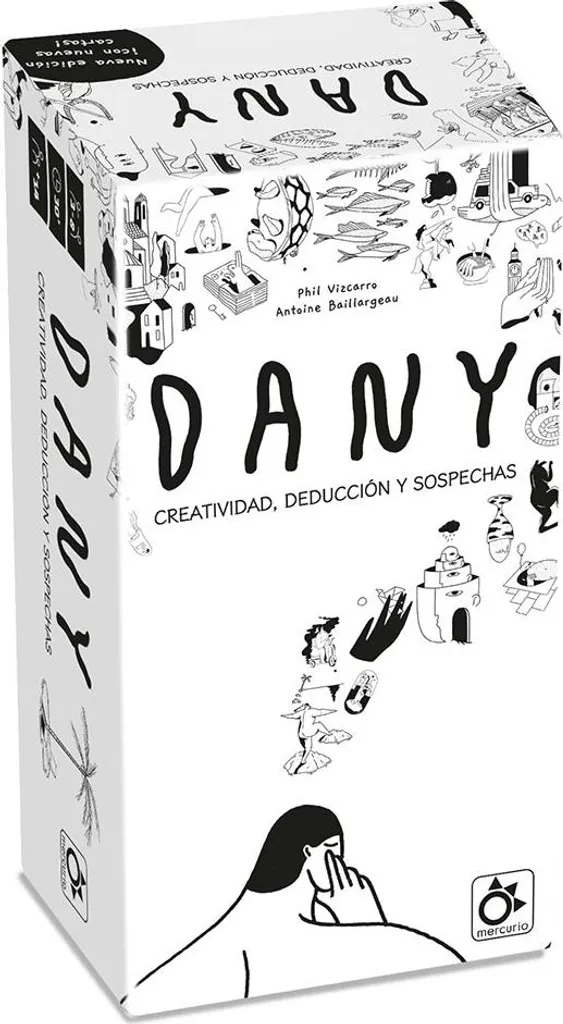 Cartes à jouer Mercurio Danny One Size - Jeu de société de qualité