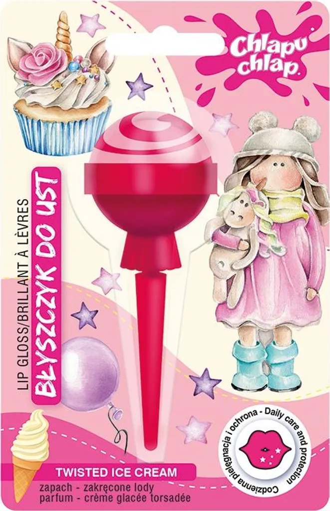 Collezione Slap Slap Slap: Balsamo Labbra Gelato Ritorto Lollipop