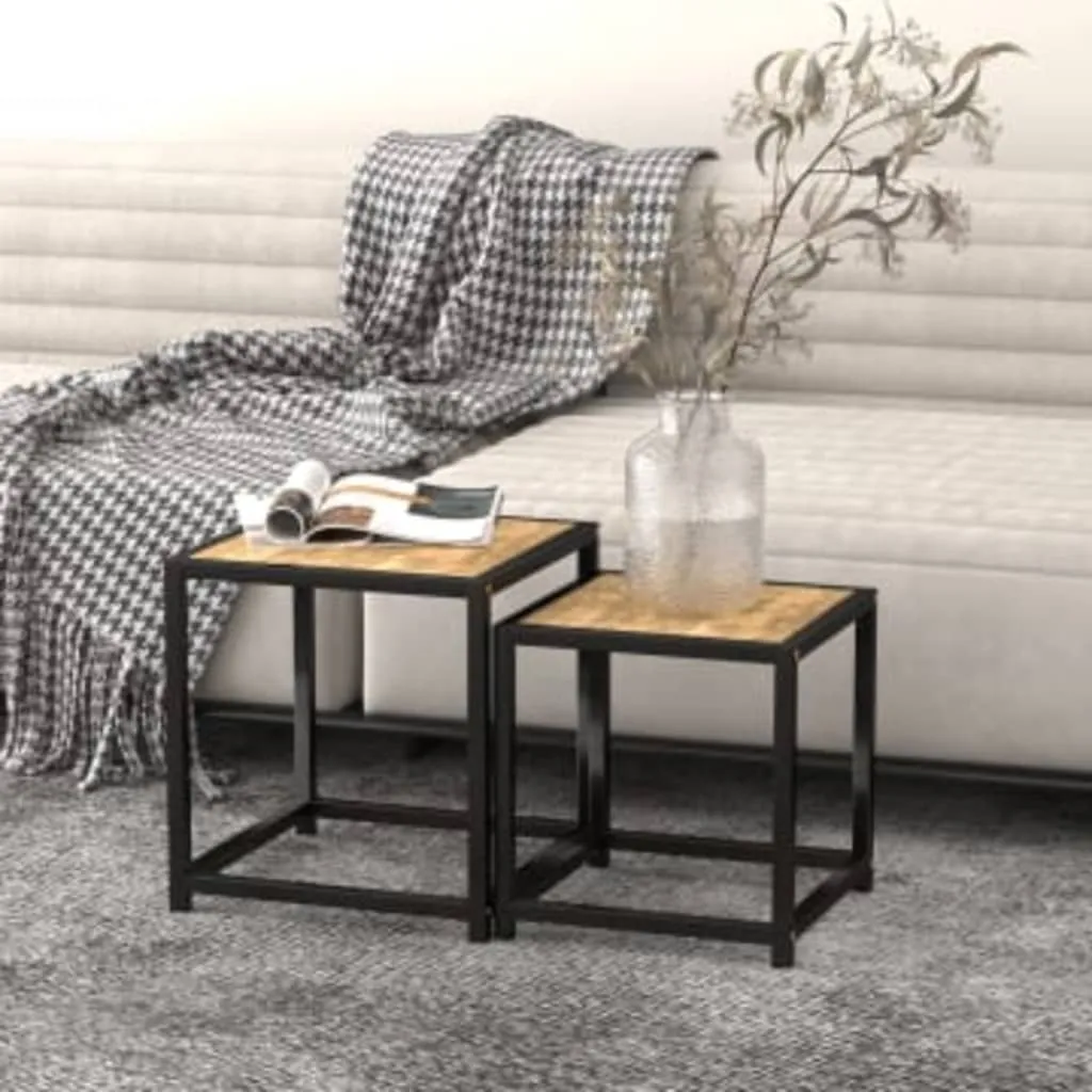 Meuble d'appoint compact pour optimiser petit salon en noir et jaune - 2