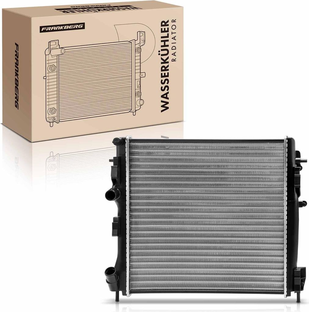 Frankberg 1x Kühler Wasserkühler Motorkühler für Nissan Kubistar Kasten X76