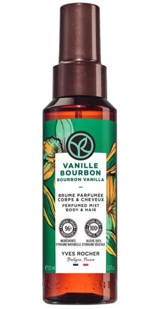 Yves Rocher Vanille-Bourbon Körper- und Haarspray 100 ml