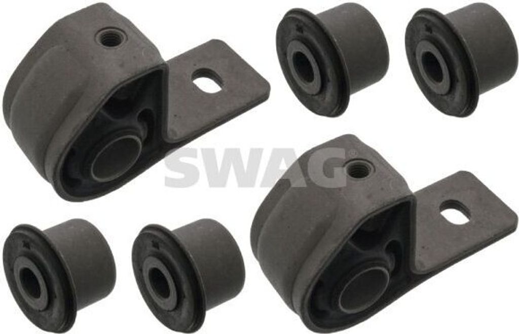 Lagerung Lenker passend für PEUGEOT 306 Schrägheck (7A, 7C, N3, N5) Vorne Unten Hinten Vorne 62 94 8619 SWAG