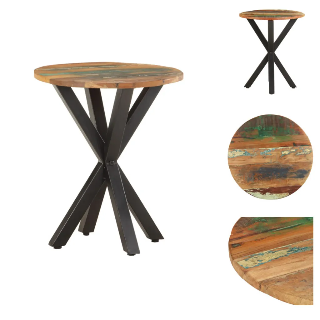 Tavolino Vintage vidaXL 48x48x56 cm: Legno Massiccio per la tua Casa