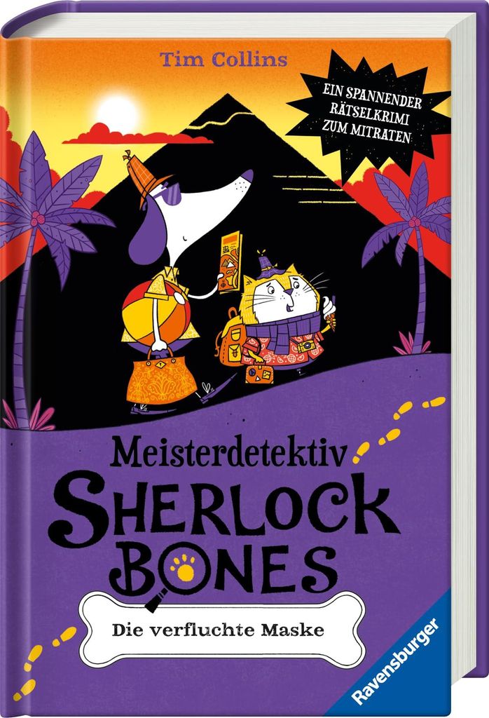Ravensburger Buch Kinderliteratur Meisterdetektiv Sherlock Bones Band 2 Die verfluchte Maske 40911