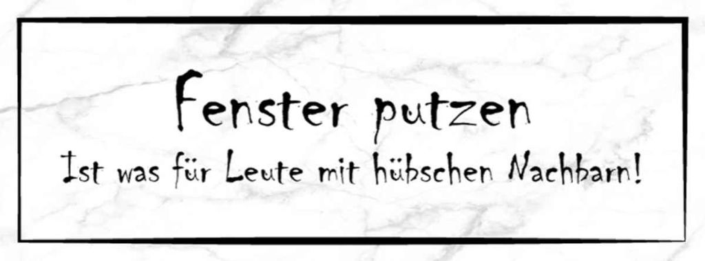 vianmo Holzschild 10x27 cm Fenster putzen ist was für Leute Spruch Zitat