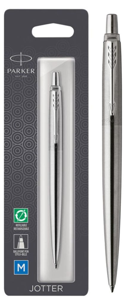 PARKER Kugelschreiber JOTTER Edelstahl C.C. BL M Blau Produktbild 