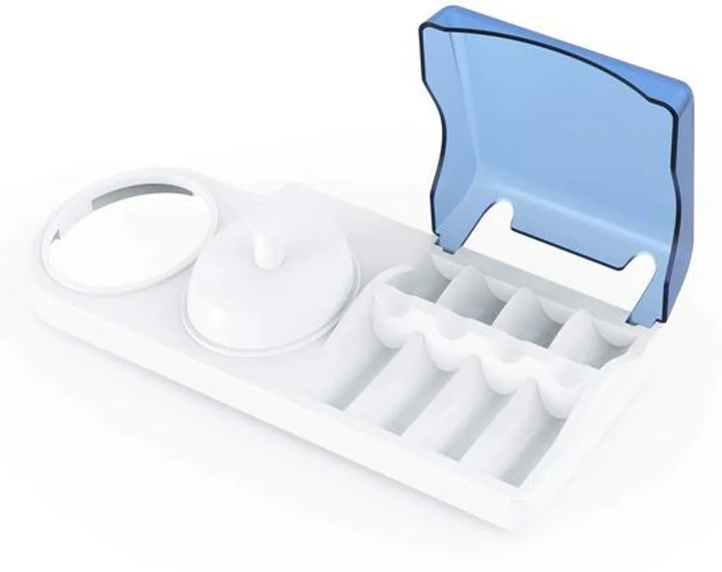 Organisateur pour brosse à dents électrique bleu : Idéal pour la famille